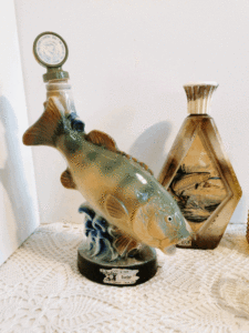 Jim Beam Fish Decanter - Vintage Recycled