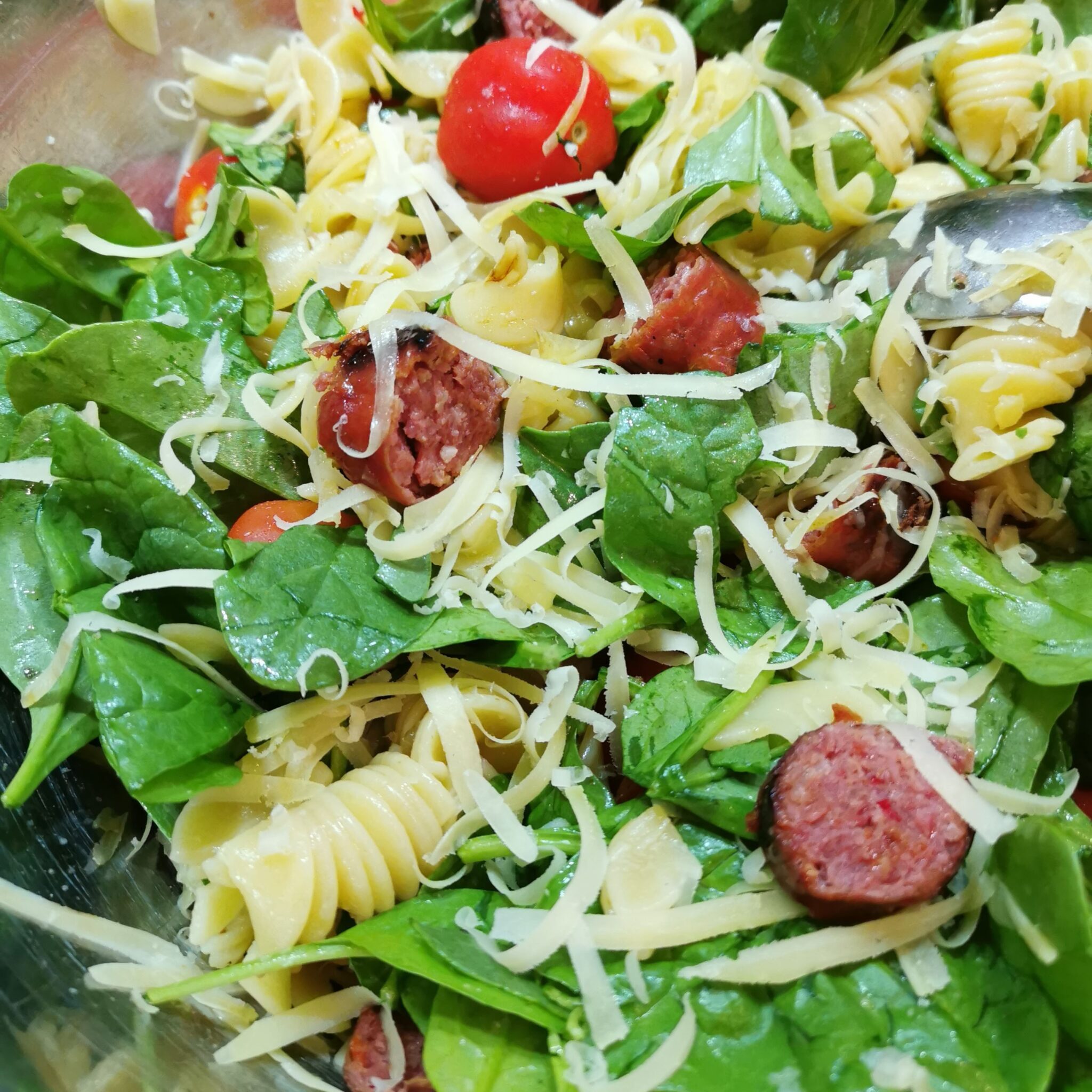 Chorizo Pasta Salad Recipe Vintage Recycled